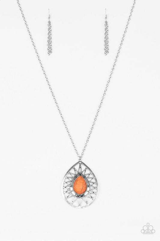Paparazzi Necklace ~ Summer Sunbeam - Orange