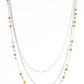 Colorful Cadence - Orange - Paparazzi Necklace Image