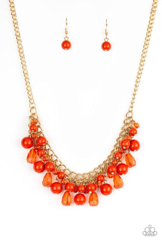 Paparazzi Necklace ~ Tour de Trendsetter - Orange