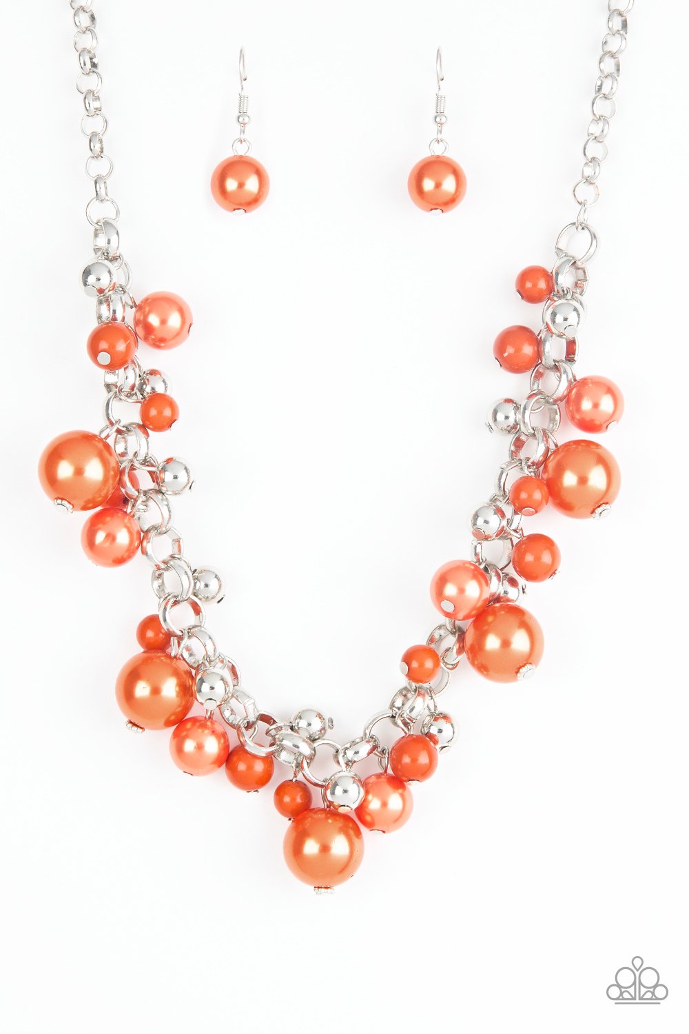 Paparazzi Necklace ~ The Upstater - Orange
