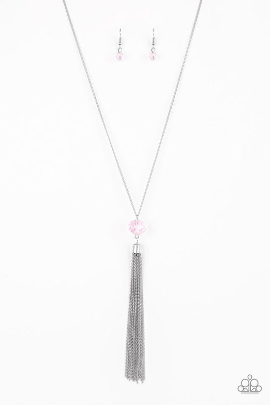 Socialite Of The Season - Pink - Paparazzi Necklace Image