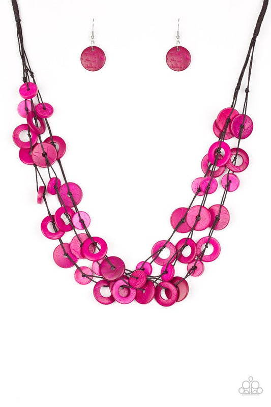 Wonderfully Walla Walla - Pink - Paparazzi Necklace Image