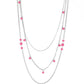 Laying The Groundwork - Pink - Paparazzi Necklace Image
