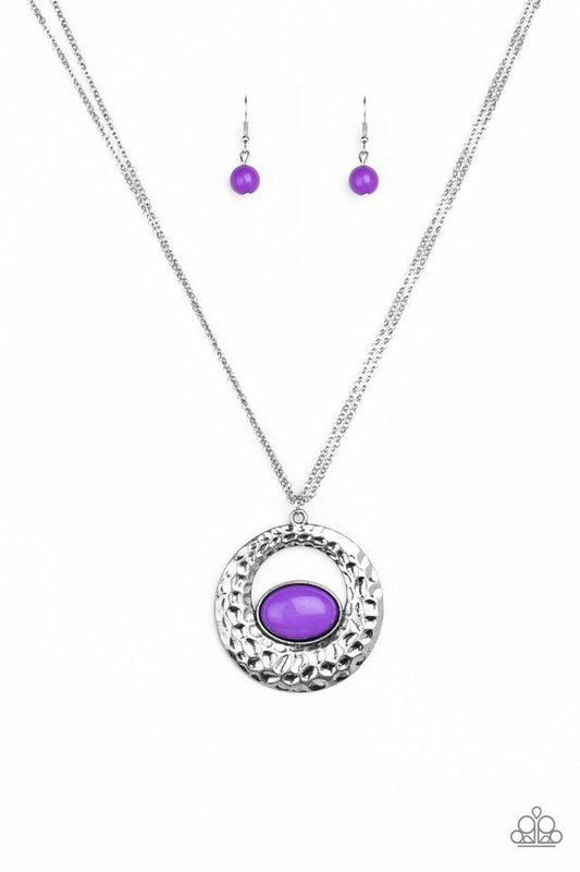 Paparazzi Necklace ~ Viva Vivacious - Purple