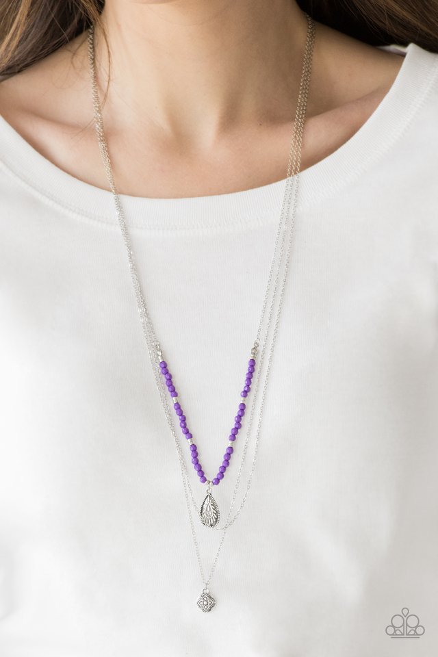 Mild Wild - Purple - Paparazzi Necklace Image