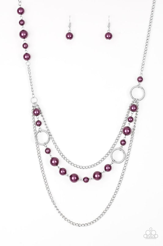 Party Dress Princess - Purple - Paparazzi Necklace Image