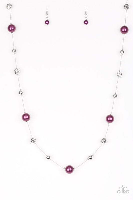 Eloquently Eloquent - Purple - Paparazzi Necklace Image