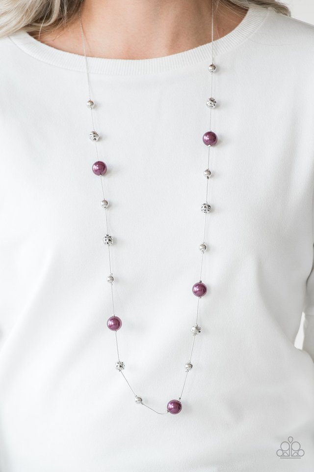 Eloquently Eloquent - Purple - Paparazzi Necklace Image