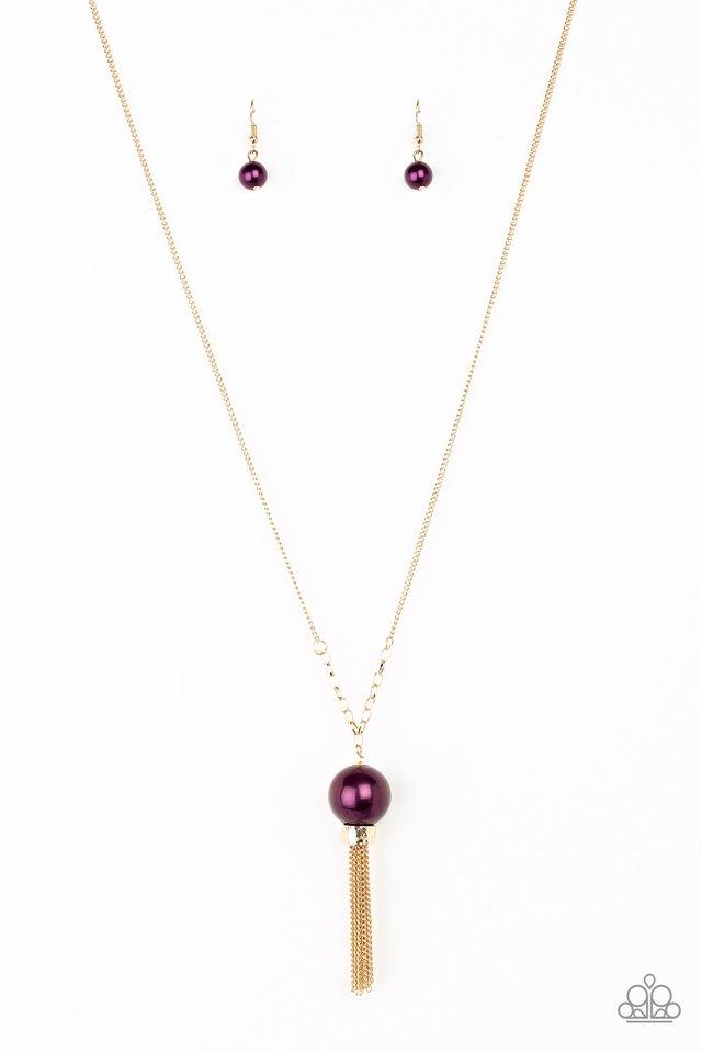 Paparazzi Necklace ~ Belle Of The BALLROOM - Purple