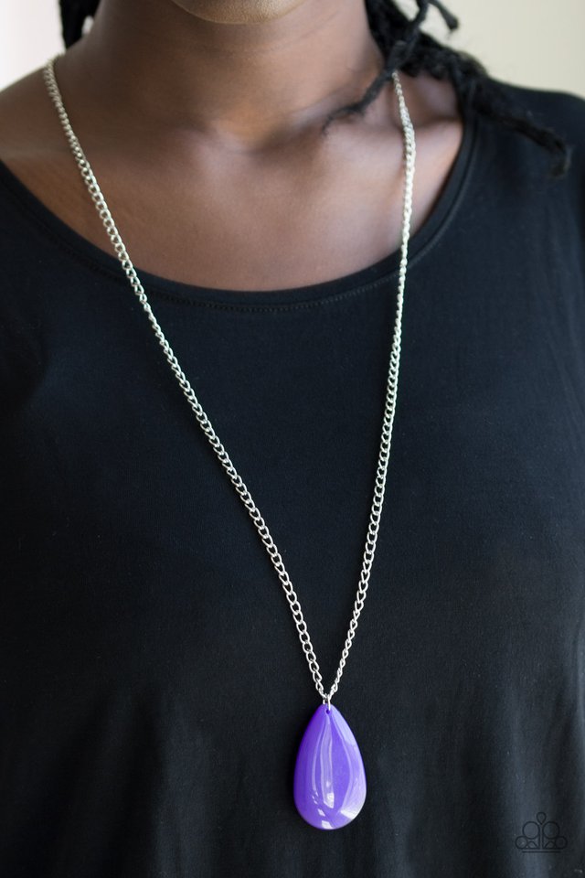 So Pop-YOU-lar - Purple - Paparazzi Necklace Image