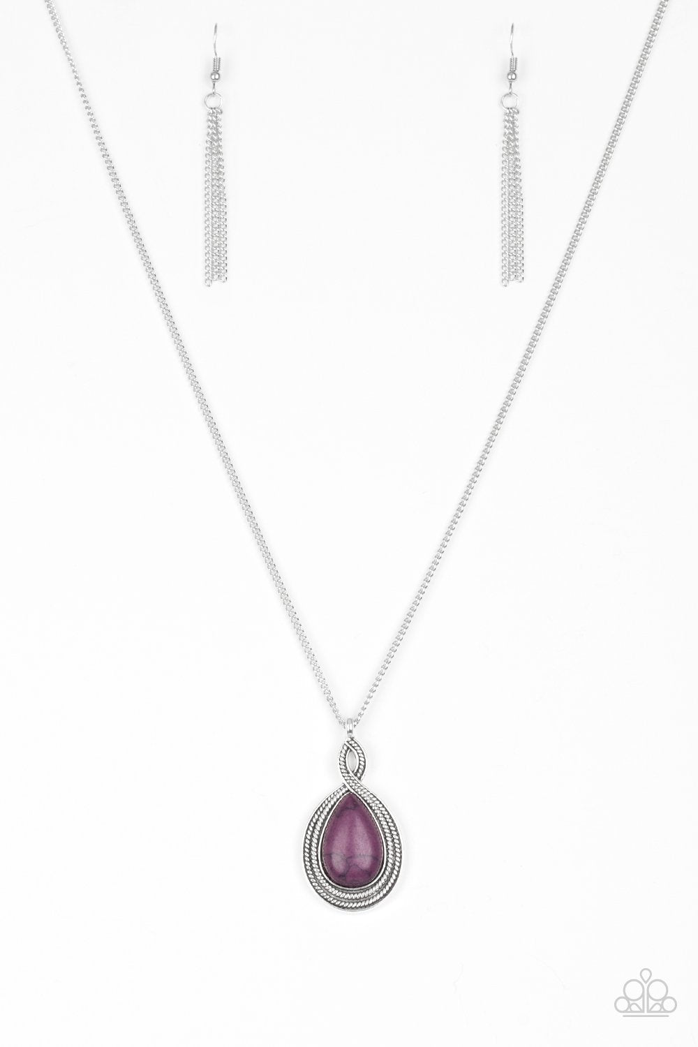 Paparazzi Necklace ~ Rancho Rustler - Purple