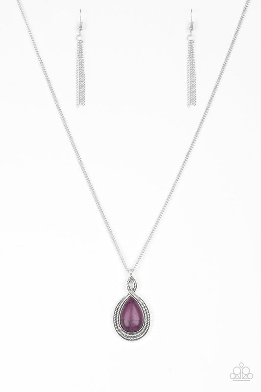 Paparazzi Necklace ~ Rancho Rustler - Purple