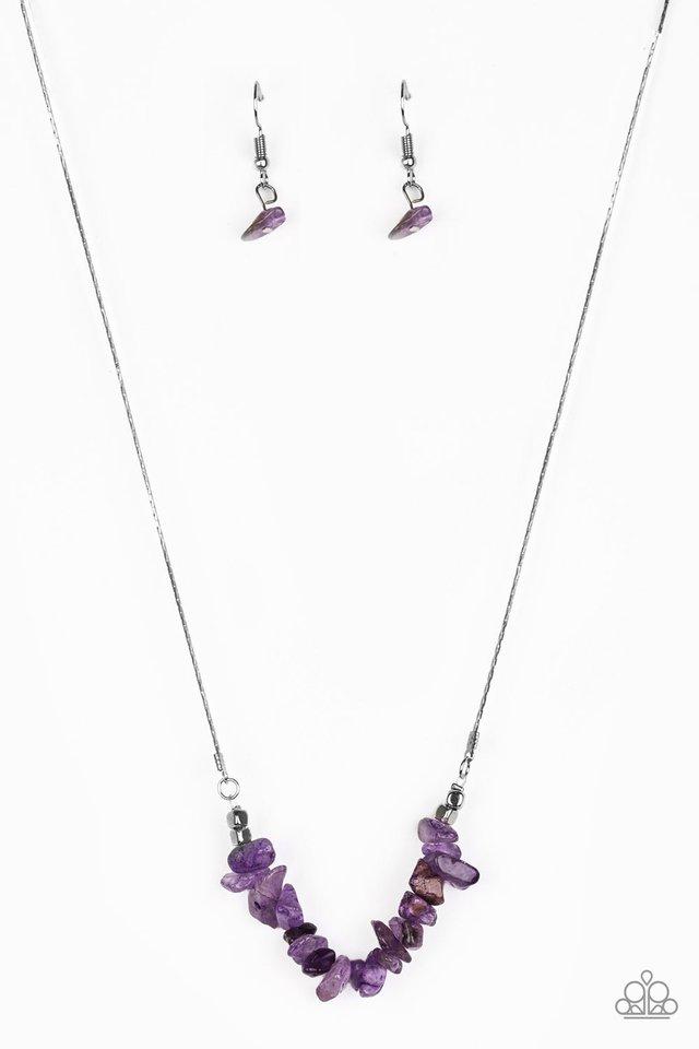 Paparazzi Necklace ~ Back To Nature - Purple