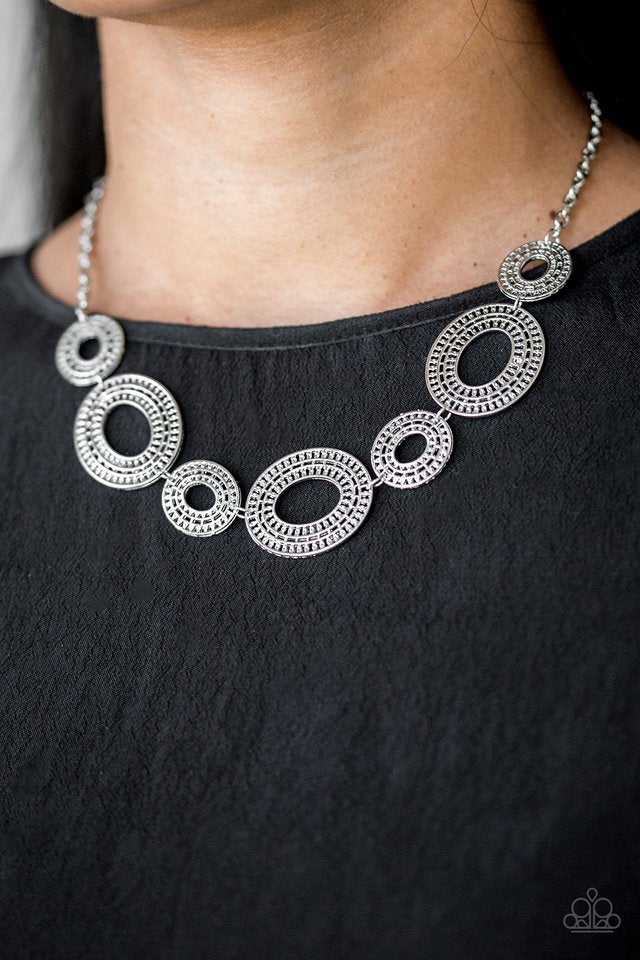 Basically Baltic - Silver - Paparazzi Necklace Image