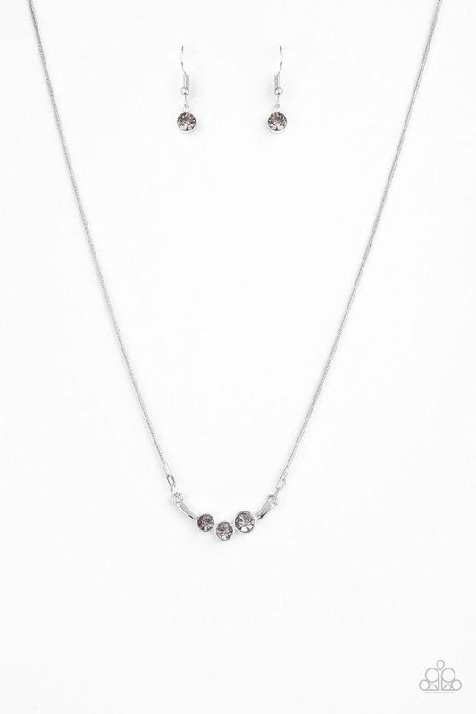 Paparazzi Necklace ~ Sparkling Stargazer - Silver