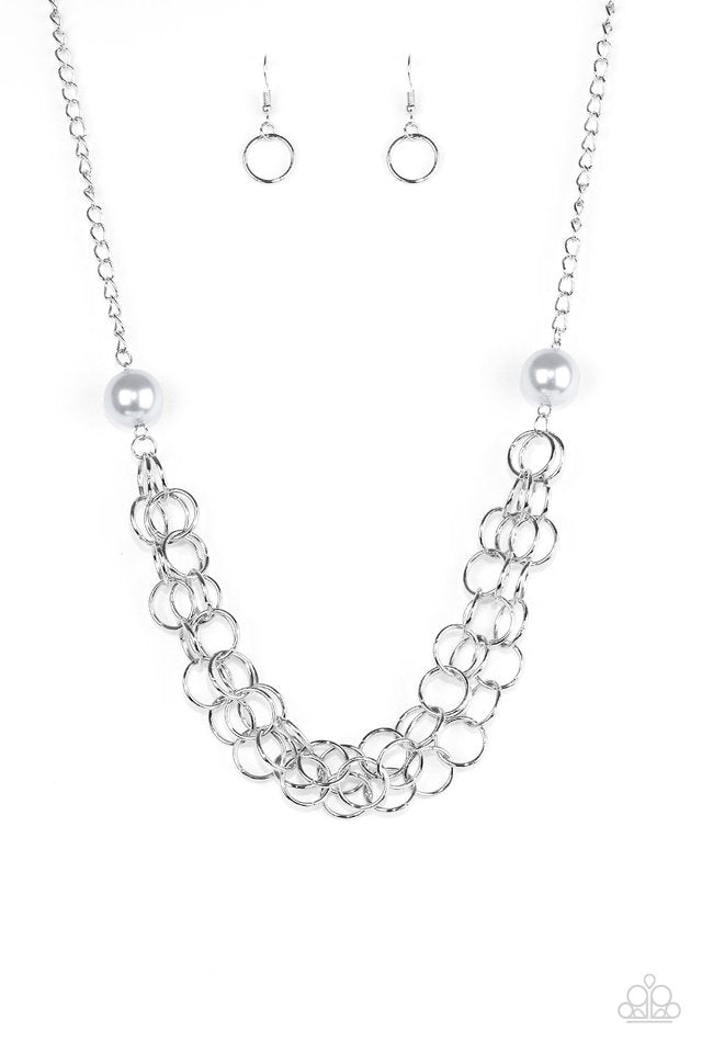Daring Diva - Silver - Paparazzi Necklace Image