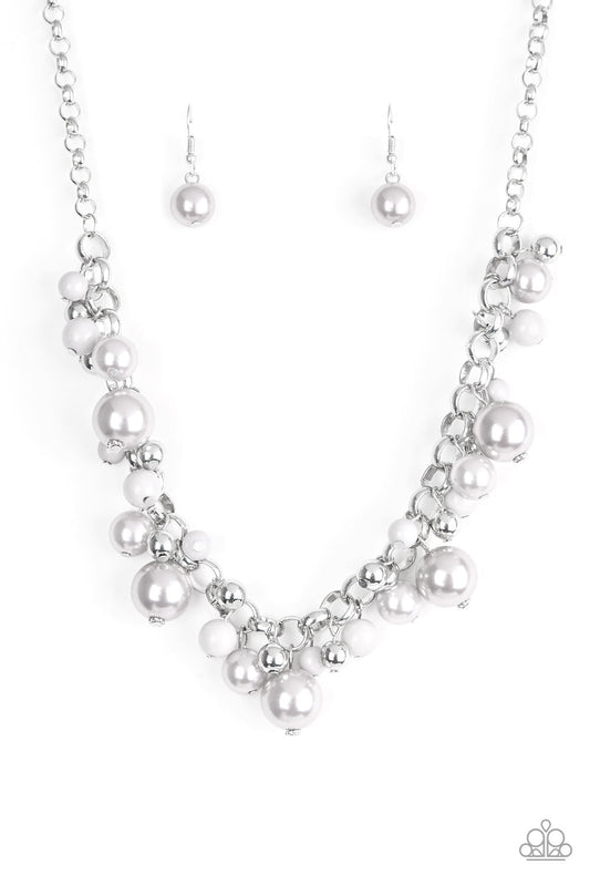 Paparazzi Necklace ~ The Upstater - Silver