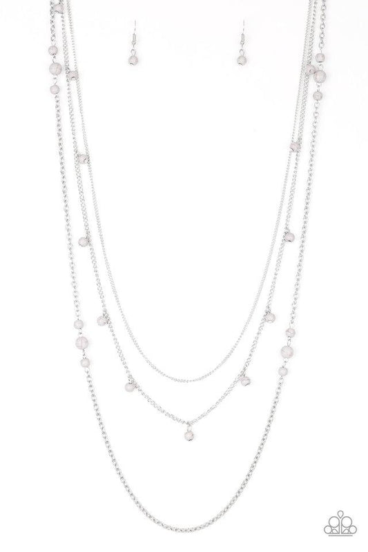 Paparazzi Necklace ~ Laying The Groundwork - Silver