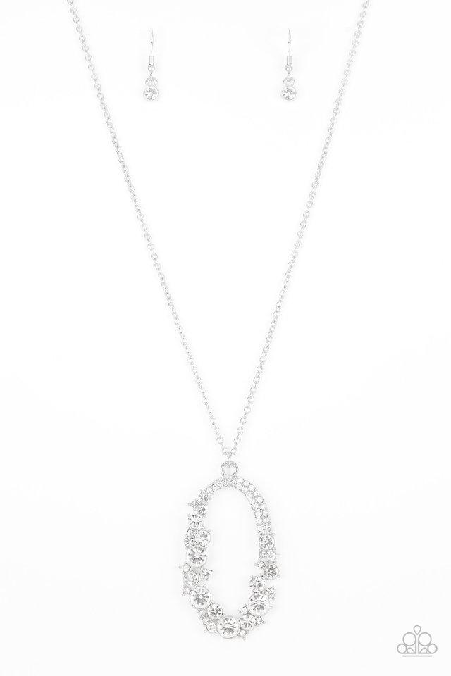 Paparazzi Necklace ~ Spotlight Social - White