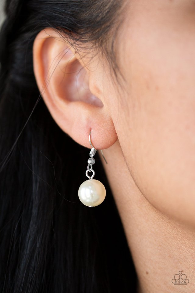Soon To Be Mrs. - White - Paparazzi Necklace Image