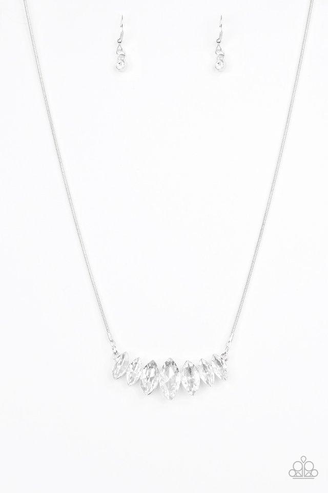 Paparazzi Necklace ~ Leading Lady - White