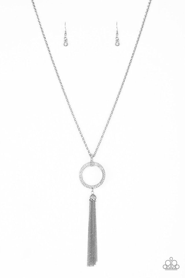 Straight To The Top - White - Paparazzi Necklace Image
