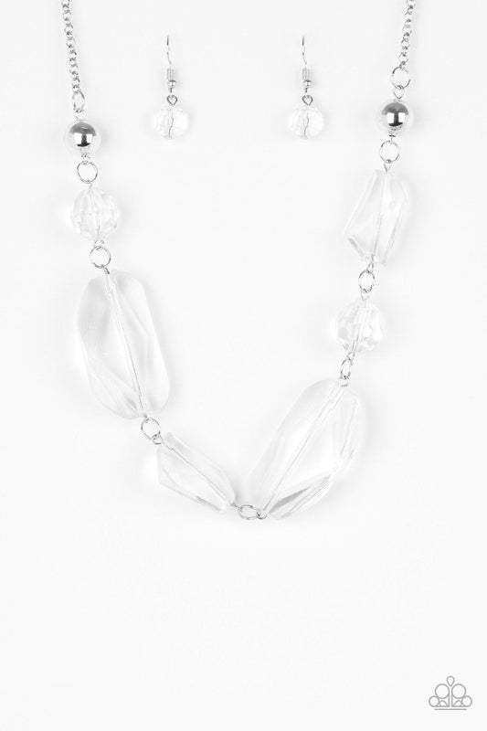 Paparazzi Necklace ~ Luminous Luminary - White