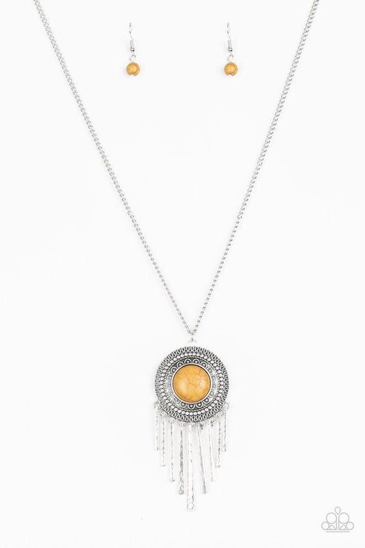 Paparazzi Necklace ~ Bon VOYAGER - Yellow