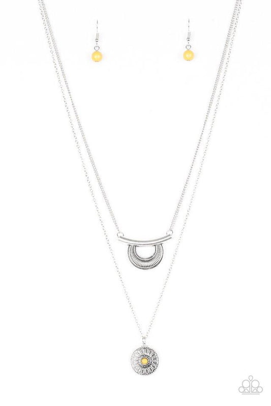 Paparazzi Necklace ~ Gypsy Go-Getter - Yellow