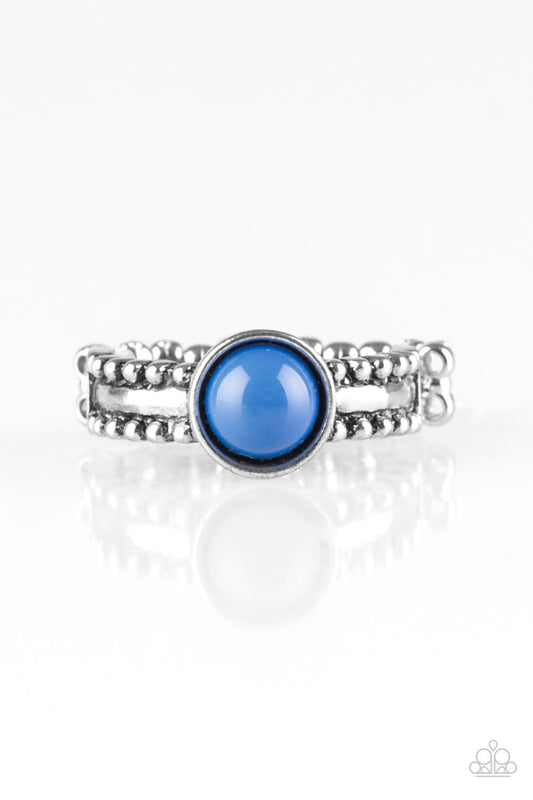 Paparazzi Ring ~ TREK and Field - Blue