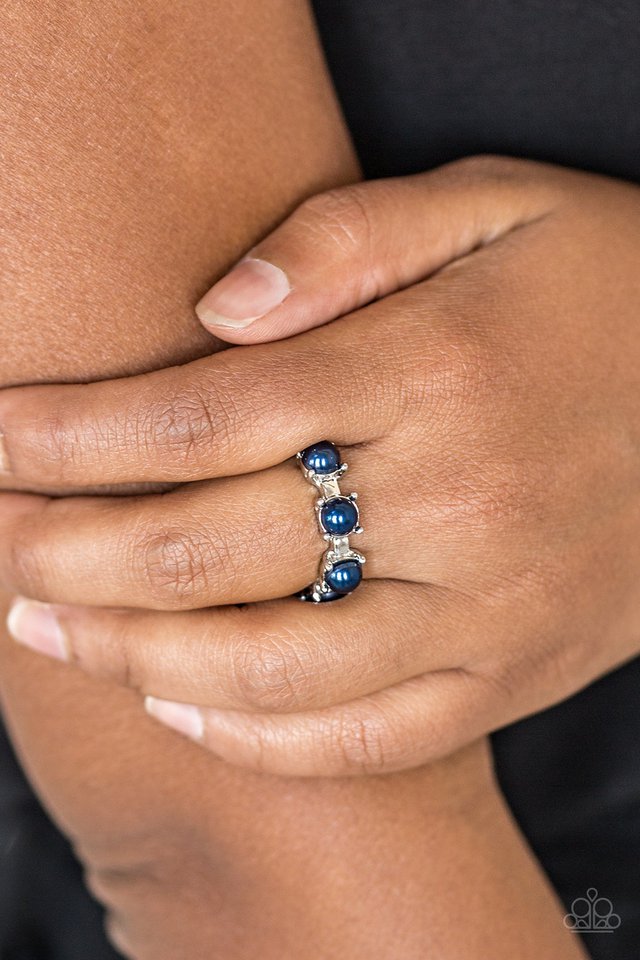 More Or PRICELESS - Blue - Paparazzi Ring Image