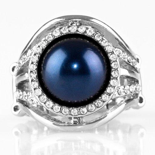 Paparazzi Ring ~ Pampered In Pearls - Blue