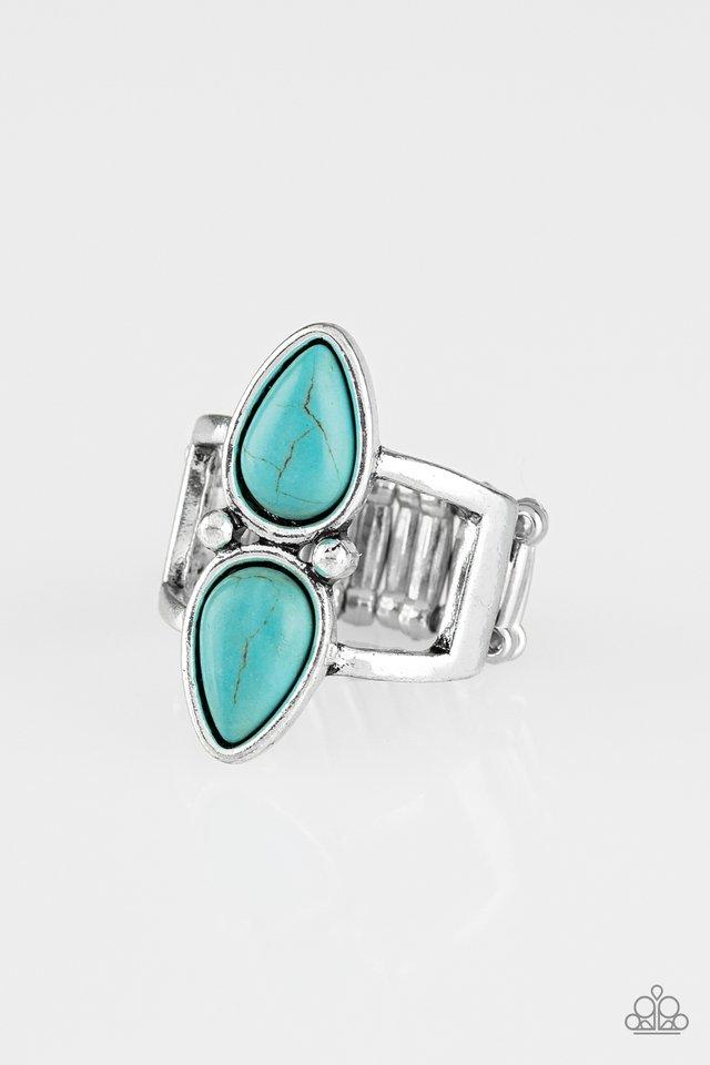 Paparazzi Ring ~ Simply Saharan - Blue