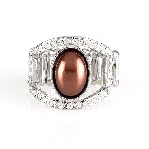 Paparazzi Ring ~ Radiating Riches - Brown