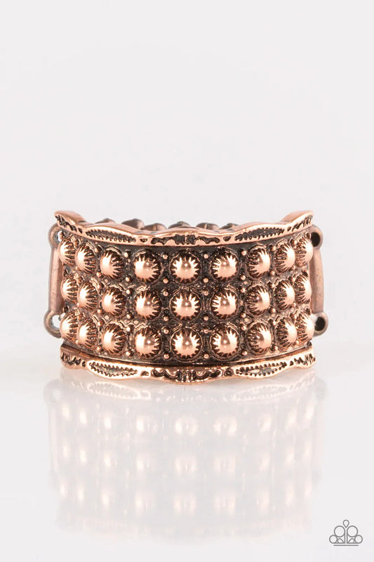 Paparazzi Ring ~ Call To Arms - Copper