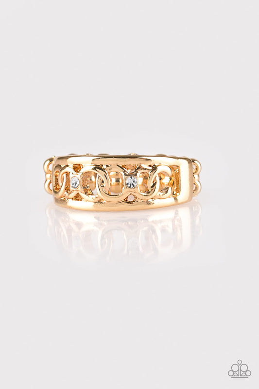 Paparazzi Ring ~ Street Cred - Gold