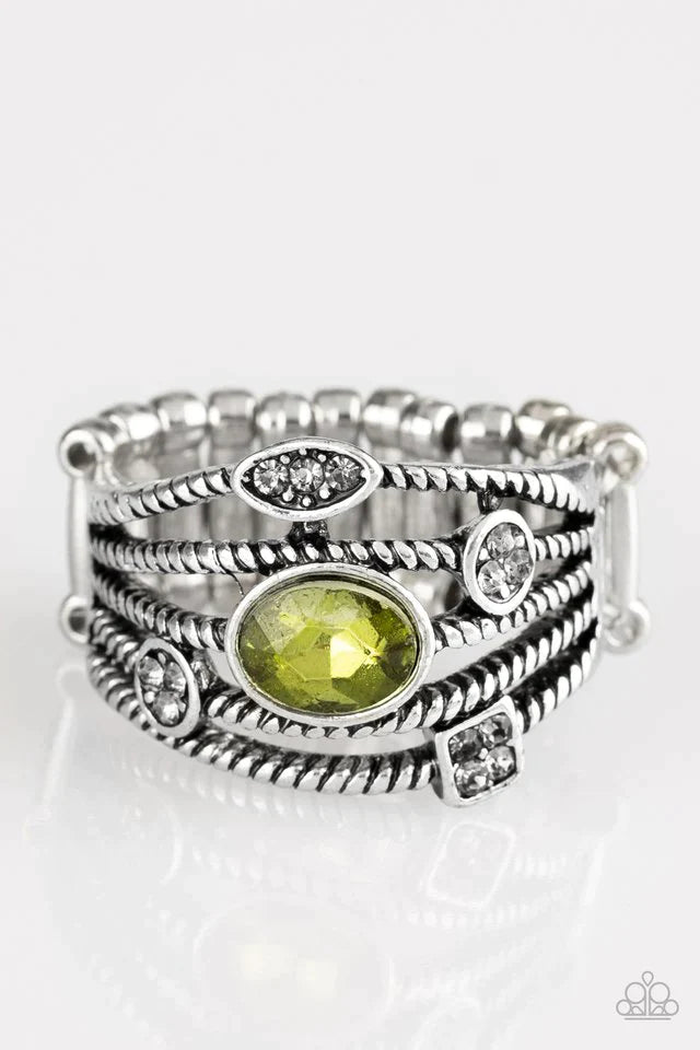 Paparazzi Ring ~ Cosmic Combo - Green