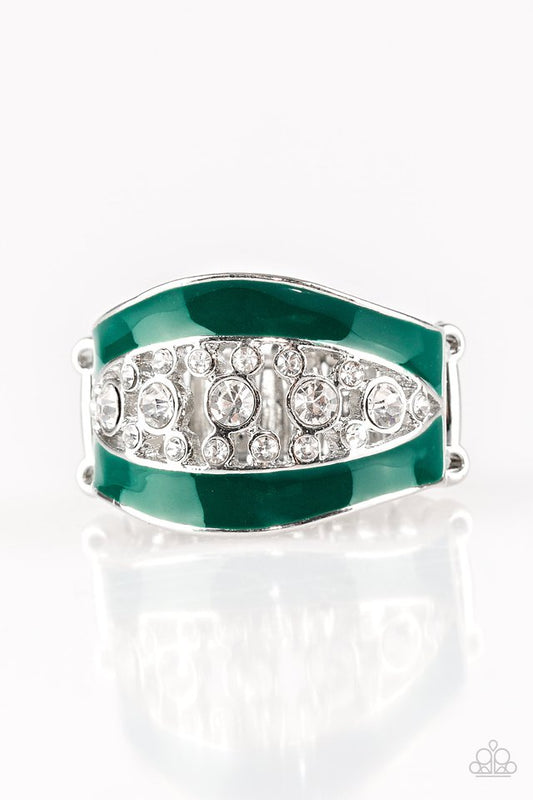 Trending Treasure - Green - Paparazzi Ring Image