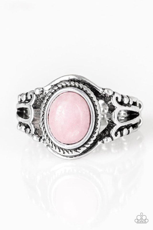 Paparazzi Ring ~ Peacefully Peaceful - Pink