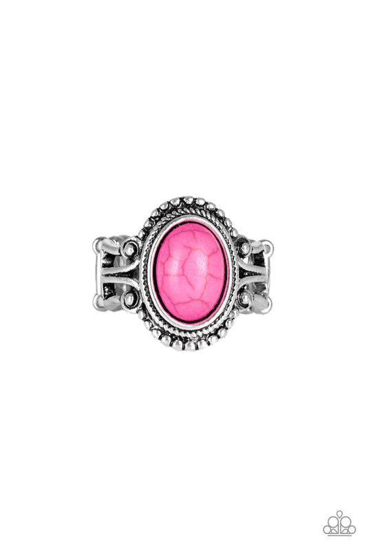 Paparazzi Ring ~ All The Worlds A STAGECOACH - Pink