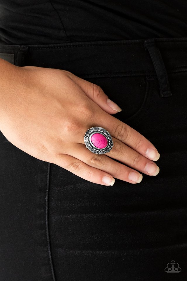 Tumblin Tumbleweeds - Pink - Paparazzi Ring Image