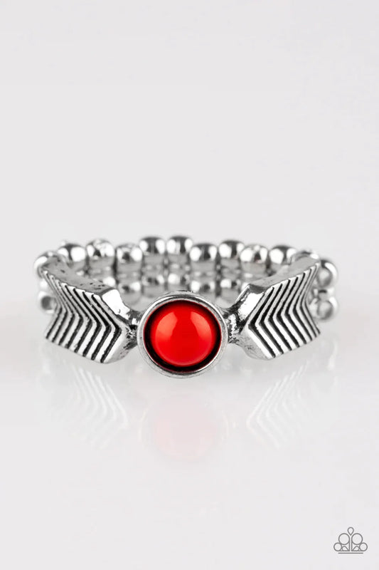 Paparazzi Ring ~ Awesomely ARROW-Dynamic - Red