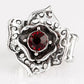 Glowing Gardens - Red - Paparazzi Ring Image