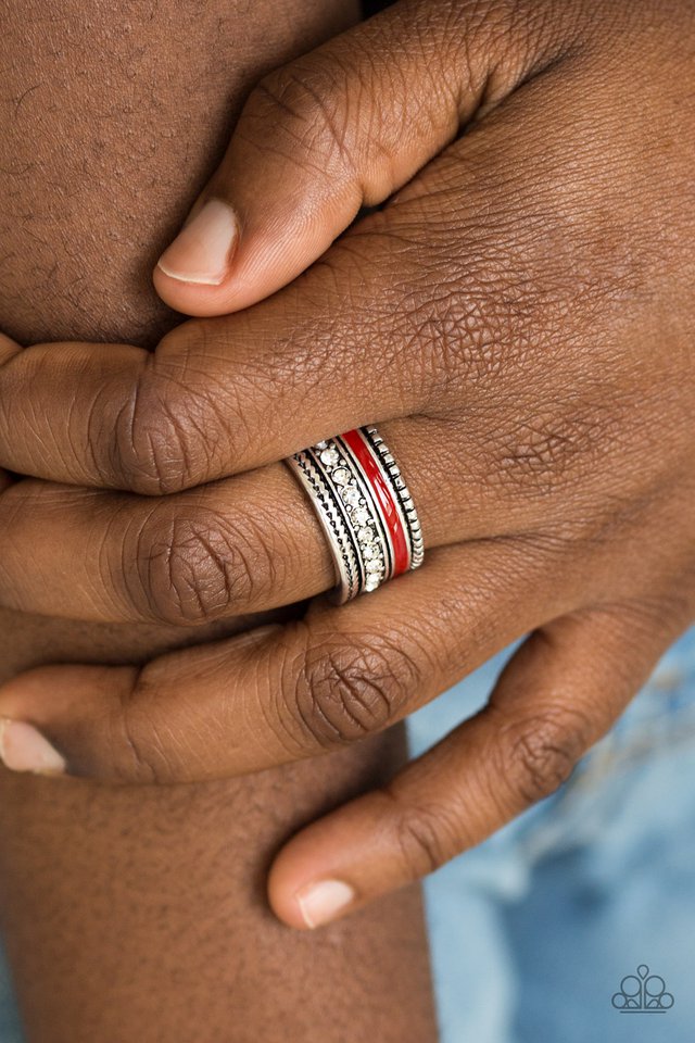 Rich Rogue - Red - Paparazzi Ring Image