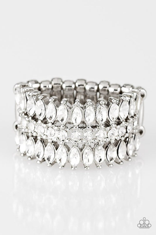 Treasury Fund - White - Paparazzi Ring Image