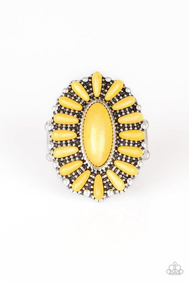Paparazzi Ring ~ Cactus Cabana - Yellow