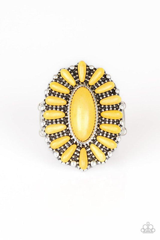 Paparazzi Ring ~ Cactus Cabana - Yellow