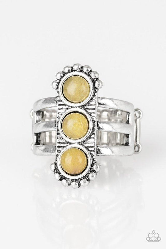 Paparazzi Ring ~ Rio Trio - Yellow