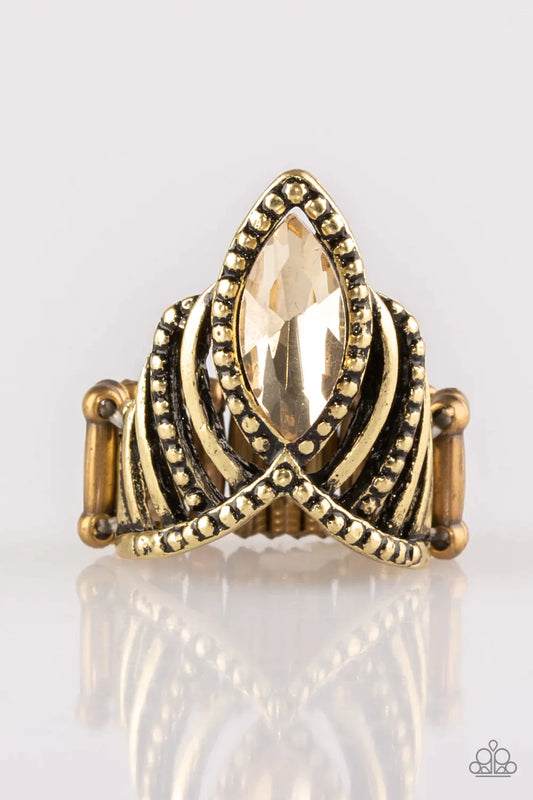 Paparazzi Ring ~ Heres Your Crown - Brass