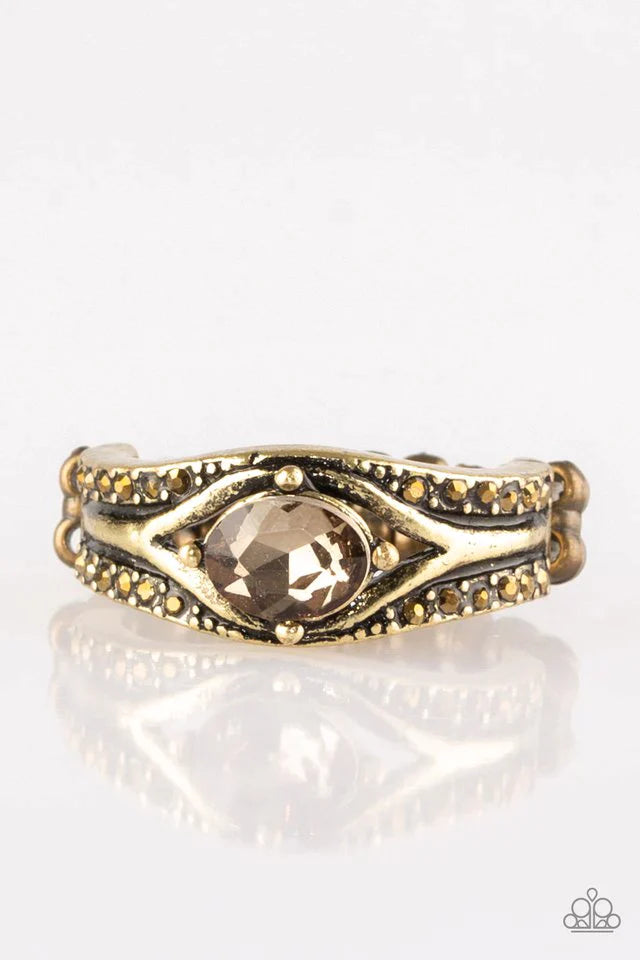 Paparazzi Ring ~ The Insider - Brass